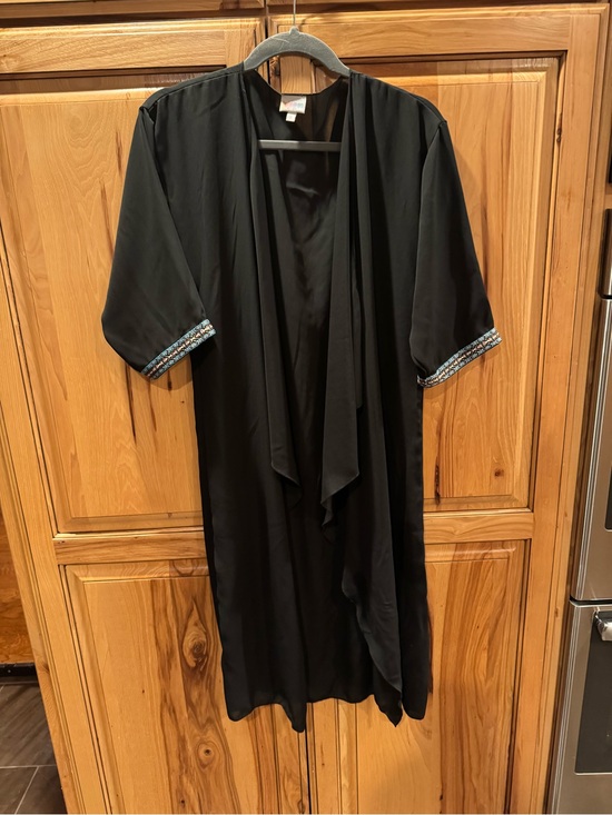 LuLaRoe Tops - LuLaRoe Black Open Front Cardigan